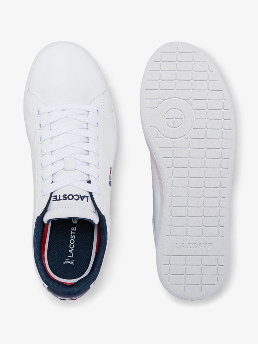 Lacoste Women's Carnaby Evo Tricolor Leather Sneakers - Picture 11 of 12
